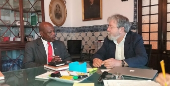 Visita da Cruz Vermelha de Cabo Verde