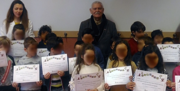 Sess&otilde;es de forma&ccedil;&atilde;o com alunos das escolas EB1