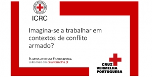Comité Internacional da Cruz Vermelha está a recrutar fisioterapeuta
